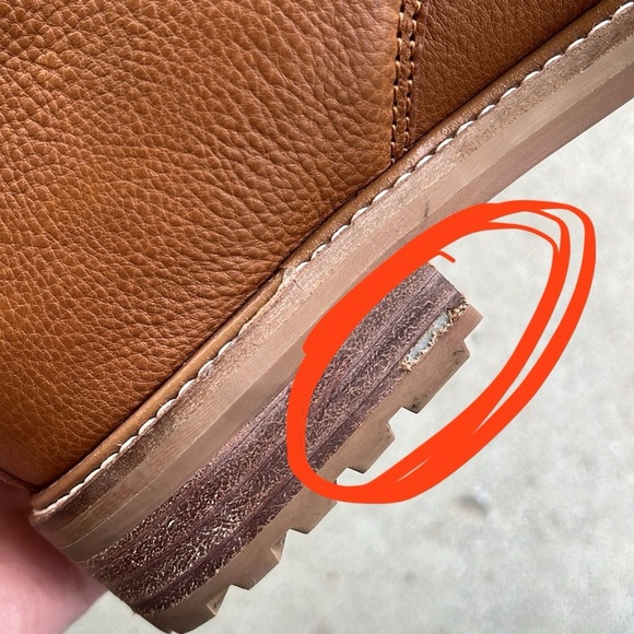 MADEWELL The Clair Lace-Up Boot in Leather Size 6 - Picture 10 of 15